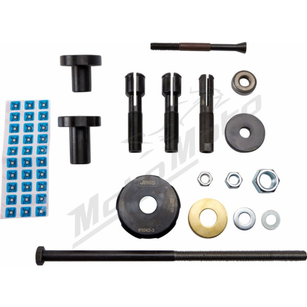 JIMS Sealed Wheel Bearing Removal/Installation Kit Harley Davidson FLD / FLHR / FLHRC / FLS / XL / XR / XLH 883-1800 00-17 