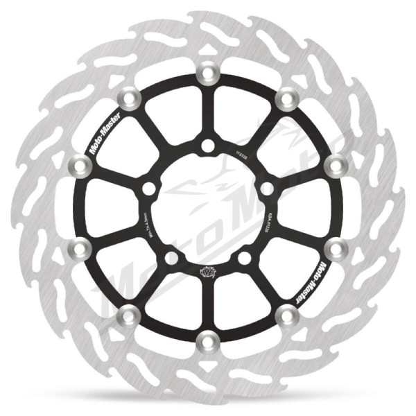 MOTO-MASTER Flame Front Floating Brake Disc Triumph Rocket / Scrambler / Tiger 850/2500 19-24 