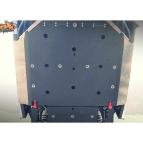 AXP Central skid plate Black HDPE 10mm POLARIS RZR 1000 XP 2013-2016