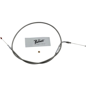 BARNETT Stainless Steel Throttle/Idle Cable Harley Davidson 1450-1584cc 2002-2007