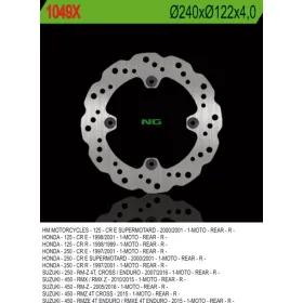 NG BRAKES Galinis fiksuotas Wave stabdžių diskas 240mm Honda / Suzuki 125-450cc 97-20