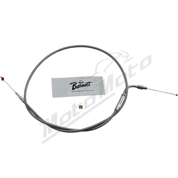 BARNETT Stainless Steel Throttle/Idle Cable Harley Davidson 1450-1584cc 2002-2007