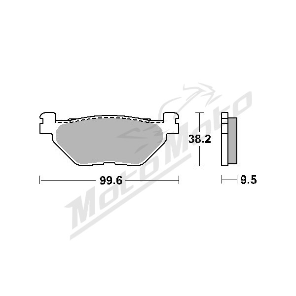 SBS KH319/2 Brake Pads Hyosung / Yamaha 650-1900cc 01-20