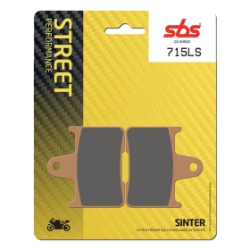 Sbs stabdžių trinkelės 715LS Sintered HARLEY-DAVIDSON / HONDA / KAWASAKI