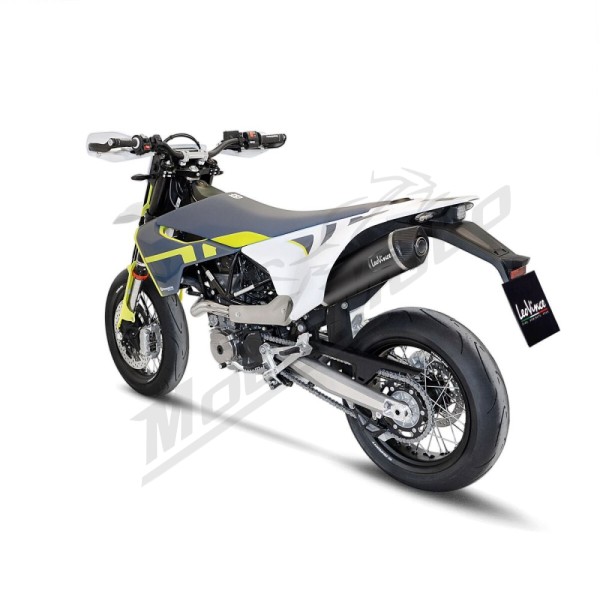 LEOVINCE Nero Slip-On Muffler - Stainless Steel HUSQVARNA 701 ENDURO/ SUPERMOTO 21-24
