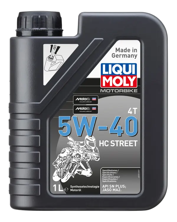 LIQUI MOLY MOTORBIKE 5W40 STREET Synthetic oil 4T 1L
