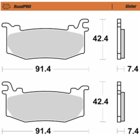 MOTO-MASTER Sintered Front Brake Pads Aprilia / Ducati 1100 25-26