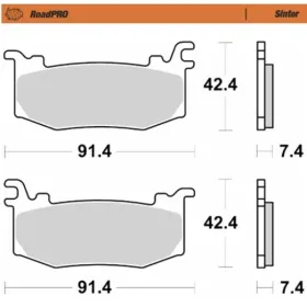 MOTO-MASTER Sintered Front Brake Pads Aprilia / Ducati 1100 25-26