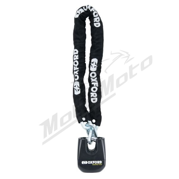 Chain with fastener Monster OXFORD colour black 2000mm mandrel 11mm chain link 12mm