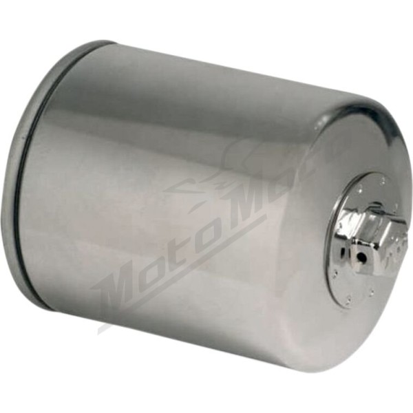 K&N Chrome Oil Filter Harley Davidson FLHR FLHT / FLSTS / FXLR / FXR / XL / XLH / XR 883/1340 80-22