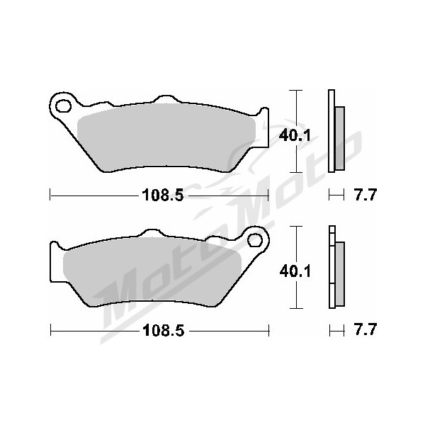 Sbs brake pads kh209 / kh209/2 off-road racing sinter Aprilia / Bimota / BMW / CF Moto / Ducati / Honda / Husqvarna / KTM / Moto-Guzzi / Royal Enfield / Triumph / Voge / Yamaha / Zero 450-2300 95-24