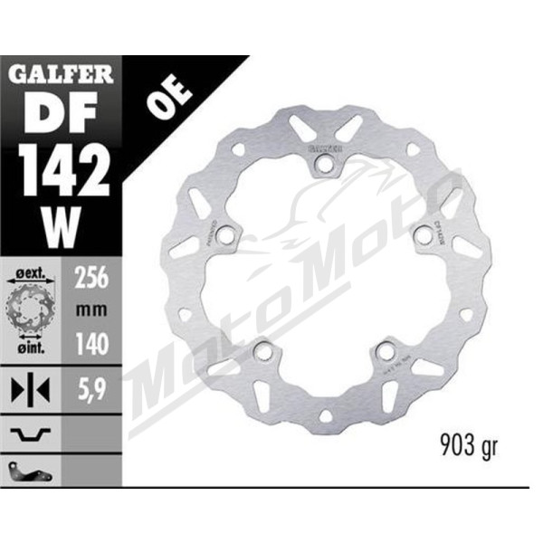 GALFER Rear brake disc Honda CRF 1100L 2020