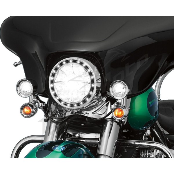KURYAKYN LED Headlight Ring Harley Davidson FLD / FLHR / FLHTC / FLHX / FLHXXX 1340/1800 83-22