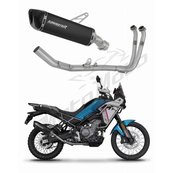 CF MOTO 450 MT 2025 Pilna išmetimo sistema HP6 BLACK + dB killer