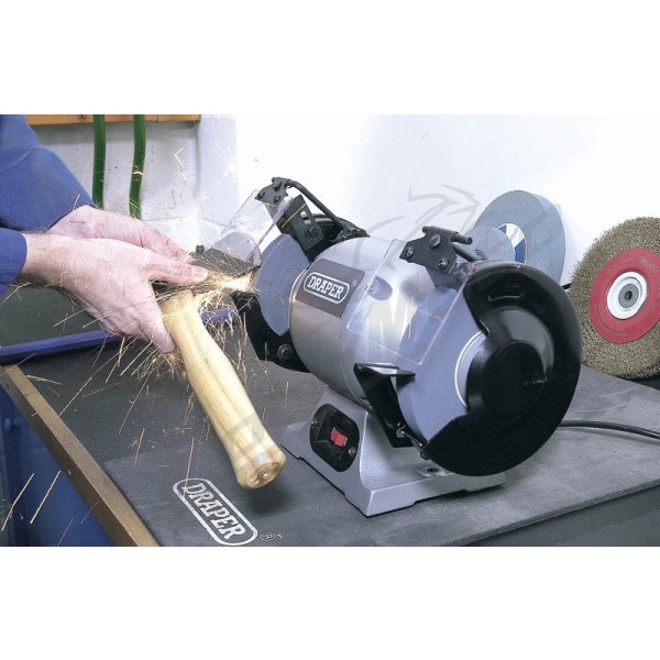 DRAPER 230V Heavy Duty Bench Grinder 150mm 370W