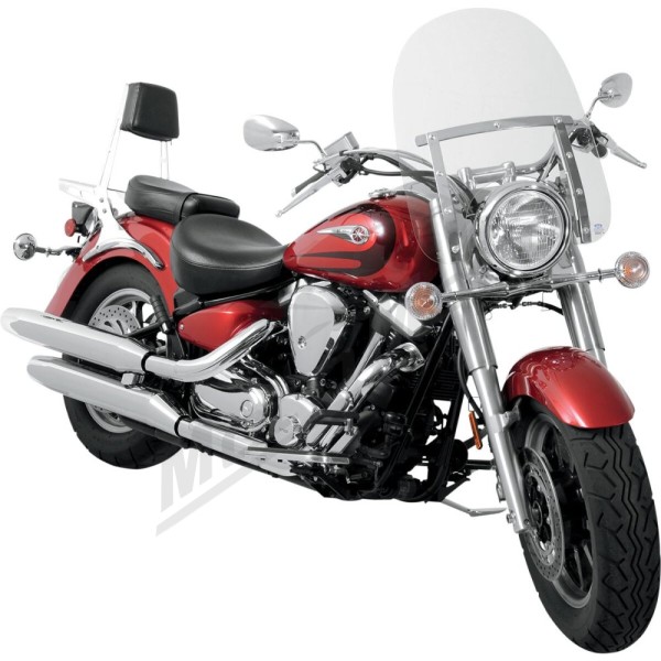 MEMPHIS SHADES METRIC Memphis Slim priekinis stiklas 43x45,5cm Harley Davidson / Honda / Indian / Kawasaki / Suzuki / Victory / Yamaha 50-1900 73-25