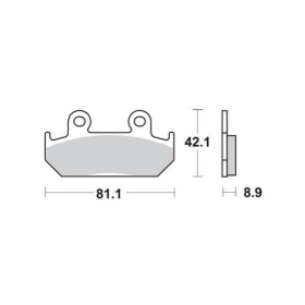 BRAKE PADS FERODO FDB462P / MCB562 STANDARD PLATINUM