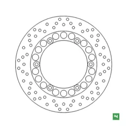 Newfren brake disc front/rear Yamaha SR / SRX / XJ / TDM / FZR / FZS / XJR 125-1300cc 83-16