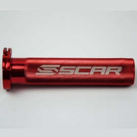 Scar accelerator handle  Kawasaki / Suzuki / Yamaha Red