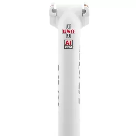 UNO TS 639 Bicycle Seatpost - 350mm Ø27.2 White