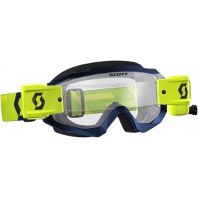Off Road Scott Hustle X WFS Yellow/ Blue Goggles