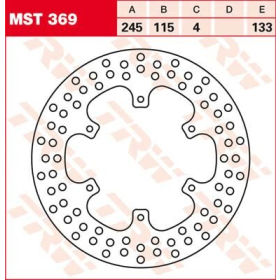 TRW Round Fixed Front Brake Rotor Yamaha XTZ 750cc 89-97