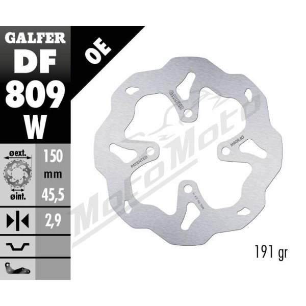GALFER Wave® Brake Rotor Electric Motion / GasGas / Scorpa / Sherco / TRS / Vertigo 125-300cc 02-25