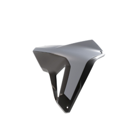Racetech Radiatorių Plastikų komplektas HONDA XL 750 TRANSALP 23-25 Pilka/Juoda