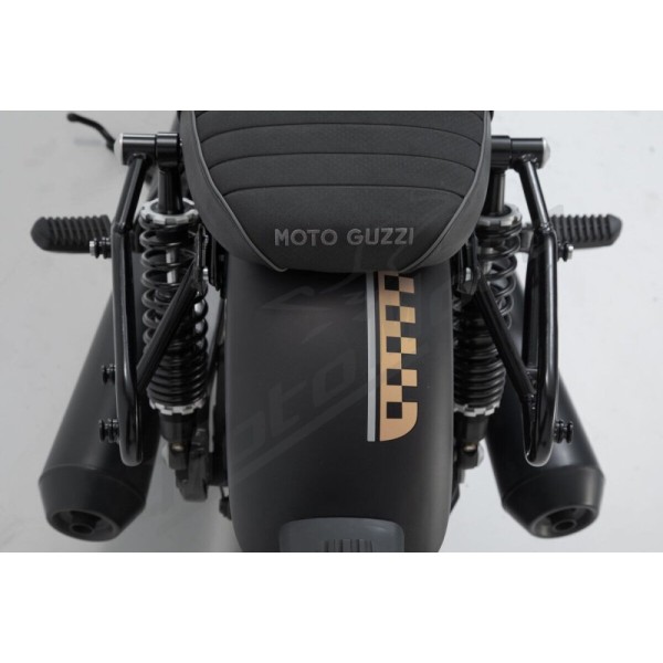 SW-MOTECH Legend Gear LC2 Side Bag System Brown Edition Moto Guzzi V9 Bobber / Roamer 16-24