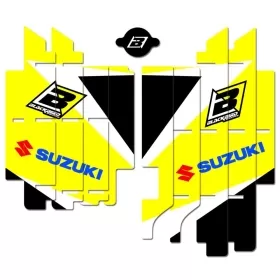 BLACKBIRD RACING Rad Louver Decals Suzuki RM-Z 250cc 19-25