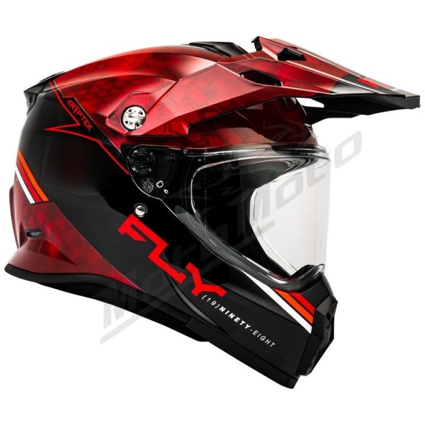 FLY RACING Trekker Krypyek Conceal Helmet - Black/Grey/White