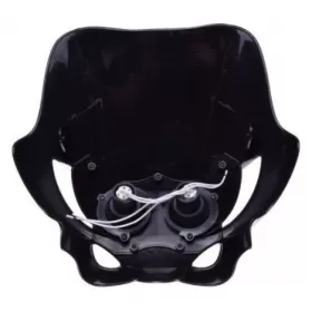 Universal black headlight 285mm
