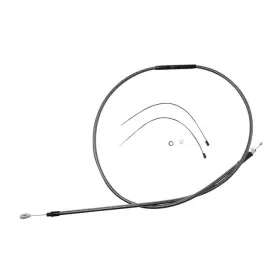 MAGNUM SHIELDING Polished Karbon Fiber Clutch Cable Harley Davidson FXD / FXDWG / FXDX / FXDXT / FXDS 1340/1450 92-05 174.5cm 