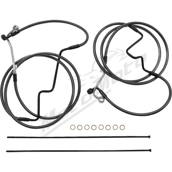 MAGNUM SHIELDING Black Pearl Handlebar Installation Kit 45.5/51cm Harley Davidson FLHR 1750 21-22