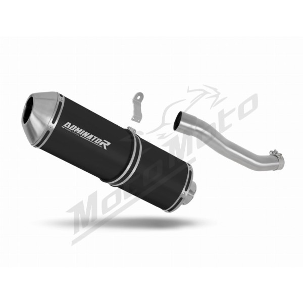 Suzuki DR 800 S / BIG 1990-1999 Dominator RIGHT SIDE Exhaust Silencer Muffler OVR BLACK + dB killer