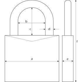ABUS Marine Padlock T84MB/30