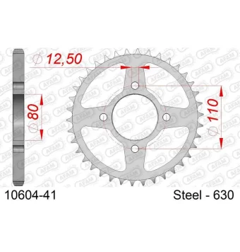 AFAM Steel Standard Rear Sprocket 630 41 teeth HONDA CB 750 78-79