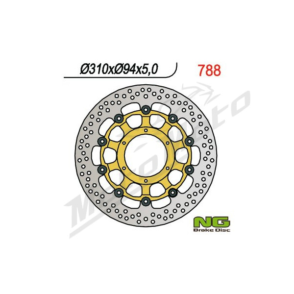NG BRAKES Front Floating Brake Disc 310mm Honda CB / CBR 600-1000cc 03-17