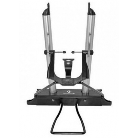 Foldable wheel truing stand