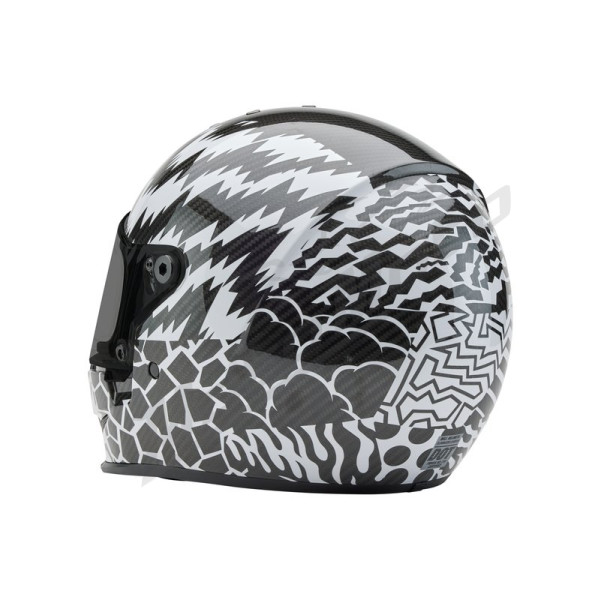 BELL Eliminator Carbon Helmet - Deathspray Gloss Black/White/Black