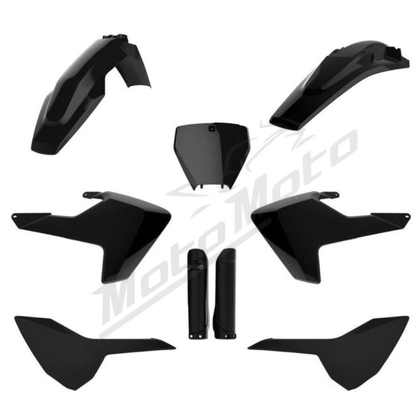POLISPORT Complete MX Body Kit Black Husqvarna FC / TC / KTM SX 125-450cc 16-20