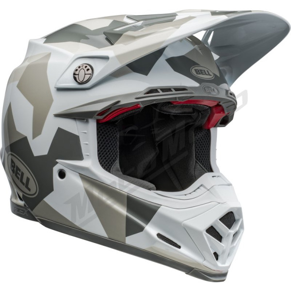 BELL Moto-9S Flex Helmet - Rover Gloss White Camo