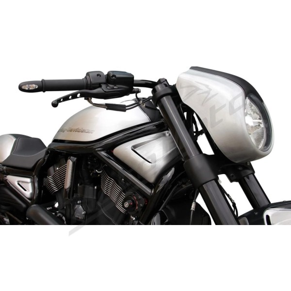 CULT WERK Headlight Mask Black Harley Davidson 1130-1250cc 2002-2017