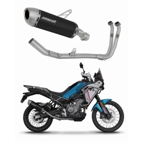 CF MOTO 450 MT 2024 Full Exhaust System S6 BLACK + dB killer