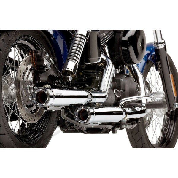 COBRA RPT 3" Slip-On Mufflers Harley Davidson FXD / FXDB / FXDC / FXDL / FXDWG / FXDX / FXDXT 1340-1690cc 95-17