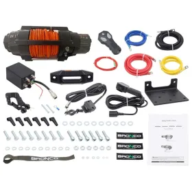 BRONCO HDCS Winch 2045kg synthetic line