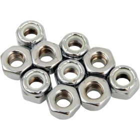 DRAG SPECIALTIES Replacement Insert Nuts M6 x 1.0 10pcs.
