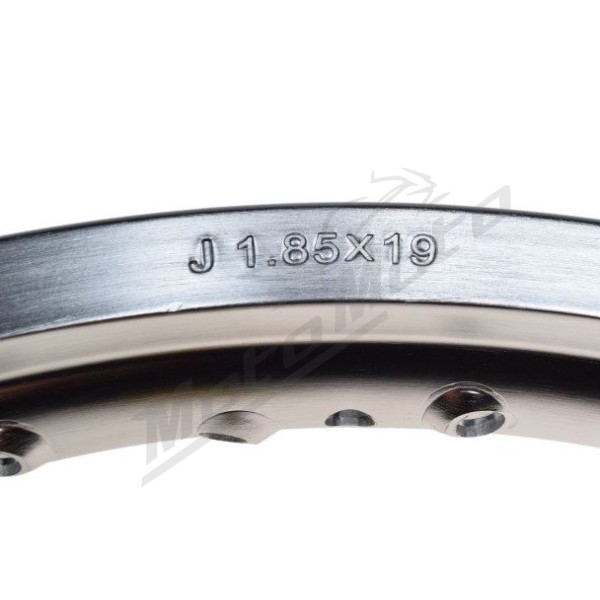 Wheel rim R19 x 1,85 (36 spokes) 1pc aluminum