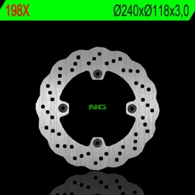 NG BRAKES 198X priekinis fiksuotas stabdžių diskas HONDA CR 125 89