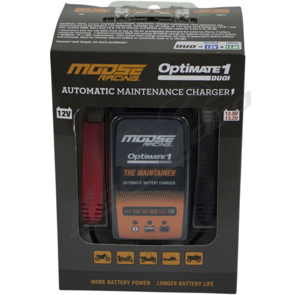 MOOSE OFFROAD Akumuliatoriaus pakrovėjas 12V/12.8V 0.6A